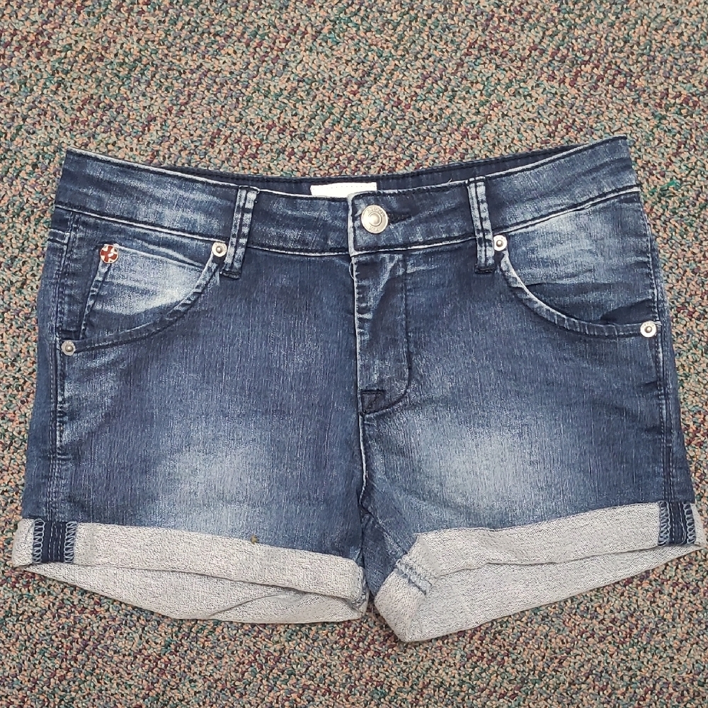 Like new Cute  Dark blue, Hudson  Girls 5 Pocket, Denim Jean Shorts